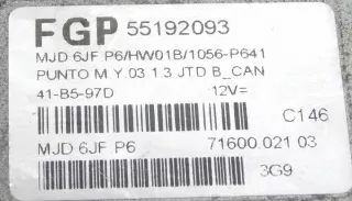 55192093 Блок управления двигателем Fiat Punto 2 Арт e8889676, вид 2