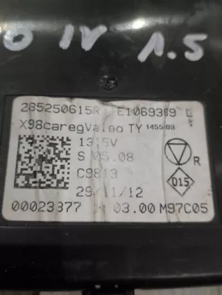 285250615R Блок комфорта Renault Clio 4 Арт e8925587, вид 2