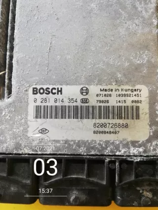 8200848407 0281014354 Блок управления двигателем Renault Laguna 3 Арт e8987478, вид 2