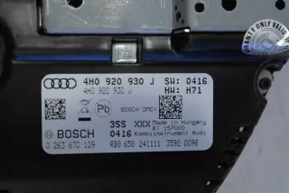 4H0920930J Щиток приборов (приборная панель) Audi A8 D4 (S8) Арт e8989412, вид 3