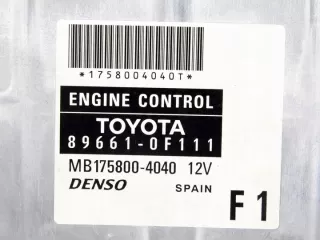 175800-4040 1758004040 89661-0F111 896610F111 MB175800-4040 MB1758004040 Блок управления двигателем Toyota Corolla VERSO 2 Арт e9072999, вид 3