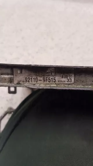 921109F515 Радиатор кондиционера Nissan Primera 11 Арт e9110443, вид 4