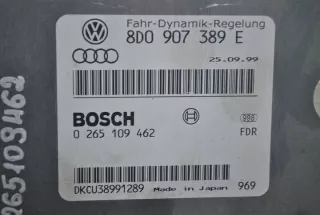 8D0907389E 0265109462 Блок управления двигателем Volkswagen Passat B5 Арт e9111922, вид 3