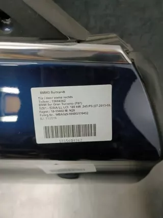 PRI3740 Дверь передняя правая BMW 5 F10/F11/GT F07 Арт e9163508, вид 4