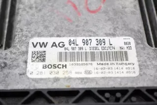 04L907309L EDC17C74 04l907309l 0281030258 Блок управления двигателем Audi A4 B9 Арт e9191668, вид 3