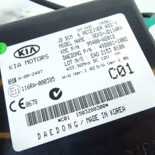 95400-A2012 Блок управления (другие) Kia Ceed 2 Арт e9255557, вид 2
