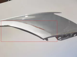 8K0821106A 8K0-821-106-A Крыло переднее правое Audi A4 B8 Арт e9268550, вид 10