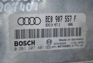 8E0907557F 0261207401 Блок управления двигателем Audi A4 B6 Арт e9291279, вид 3