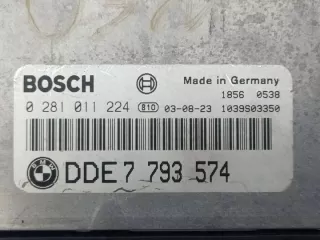7793574 0281011224 1039S03350 Блок управления двигателем BMW 5 E60/E61 Арт e9291607, вид 2