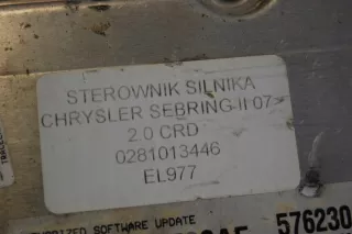 0281013446 Блок управления двигателем Chrysler Sebring 2 Арт e9291758, вид 3