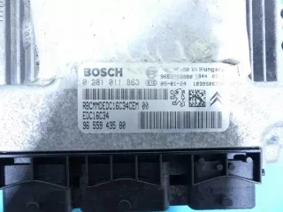 0281011863 9655943580 Блок управления двигателем Citroen C4 1 Арт e9291830, вид 3