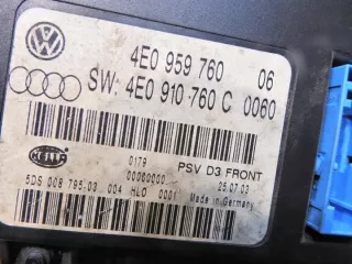 4E0959760 4E0910760C 5DS008795-03 Блок управления (другие) Audi A8 D3 (S8) Арт e9292662, вид 4