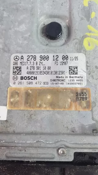 A2789001200 Блок управления двигателем Mercedes S W222 Арт e9292928, вид 2