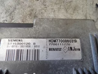 S115300120B 7700111770 HOM7700860319 Блок управления двигателем Renault Megane 1 Арт e9326245, вид 3