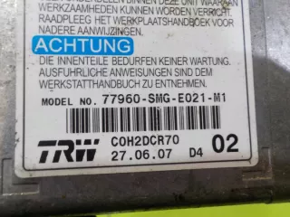 77960-SMG-E021-M1 Блок AirBag Honda Civic 8 Арт e9379577, вид 4
