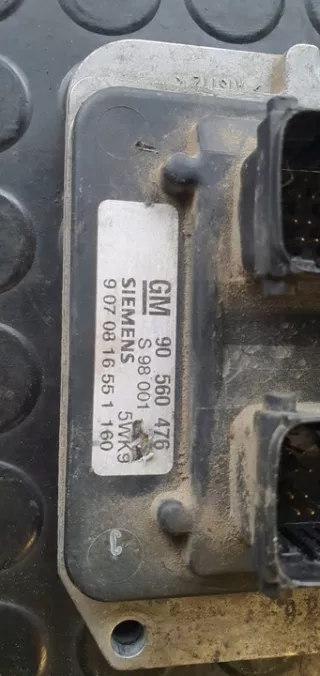 90560476 5WK9160 Блок управления двигателем Opel Astra G Арт e9402580, вид 3