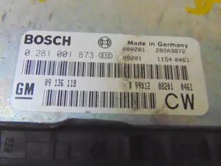 0281001873 Блок управления двигателем Opel Vectra B Арт e9402708, вид 2
