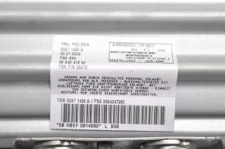 9654247280 Подушка безопасности Citroen C4 1 Арт e9409541, вид 4