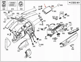 A2048601200 Подушка безопасности Mercedes C W204 Арт e9409942, вид 6