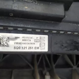 5Q0121251EM Передняя панель крепления облицовки (телевизор) Seat Leon 3 Арт e9424952, вид 7