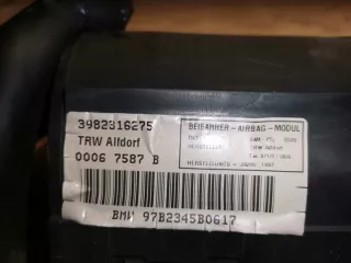 00067587B Подушка безопасности BMW 5 E39 Арт e9428442, вид 2