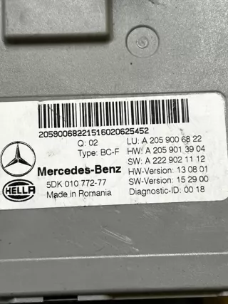 A2059006822 Блок комфорта Mercedes C W205 Арт e9439475, вид 4