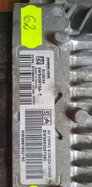 5WS40616A-T 9664287580 Блок управления двигателем Citroen C4 1 Арт e9469007, вид 4