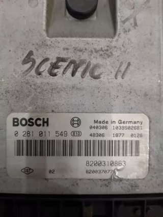 0281011549 8200310863 Блок управления двигателем Renault Scenic 2 Арт e9522201, вид 2