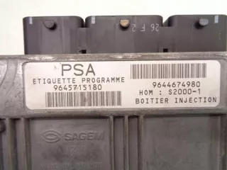 9645715180 9644674980 Блок управления двигателем Citroen C5 1 Арт e9530529, вид 2