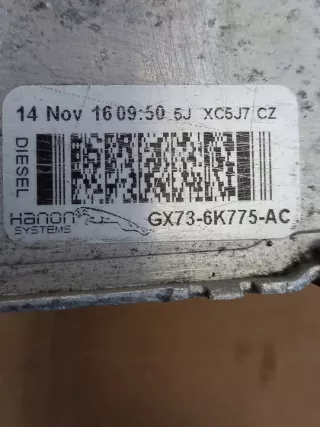 GX73-6K775-AC Интеркулер Jaguar F-Pace Арт e9540901, вид 4