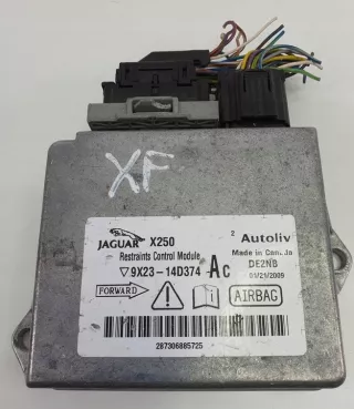 9X2314D374AC 9X23-14D374-AC Блок AirBag Jaguar XF 250 Арт e9544959, вид 4