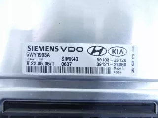 5WY1993A, 39103-23120 Блок управления двигателем Kia Sportage 2 Арт e9545971, вид 3