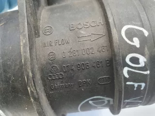 0281002461 074906461B Расходомер воздуха Audi A4 B7 Арт e9560848, вид 2