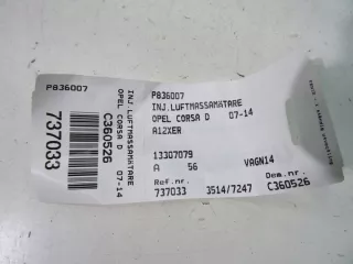 13307079 Расходомер воздуха Opel Corsa D Арт e9573963, вид 4