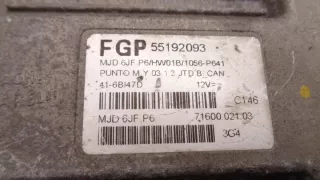 55192093 Блок управления двигателем Fiat Punto 2 Арт e9582719, вид 4