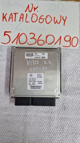 A6511501879 28254848 A0054469640 A6519039109 Блок управления двигателем Mercedes Vito W639 Арт e9583149, вид 4