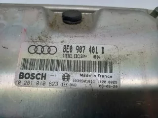 8E0907401D 0281010823 1039S01811 Блок управления двигателем Audi A4 B6 Арт e9604433, вид 2