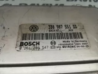 3B0907551DD 0261208547 1039S04650 Блок управления двигателем Skoda Superb 1 Арт e9605656, вид 4