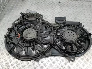 8E0121205P FS1222 873476C Вентилятор радиатора Audi A4 B6 Арт e9609070, вид 2