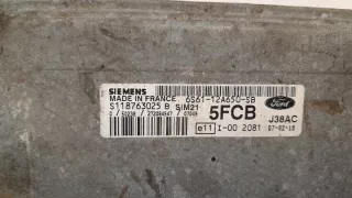 2S61-12A650-SB Блок управления двигателем Ford Fiesta 6 Арт e9621702, вид 2