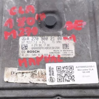 A2709002100 A2709002100,A 00,A2709011700,A 00,0261S09816,0 A2709002100-1 Блок управления двигателем Mercedes A W176 Арт e9622107, вид 5