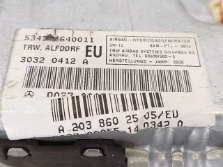 A2038602505 W203 30320416B Подушка безопасности Mercedes C W203 Арт e9628125, вид 3