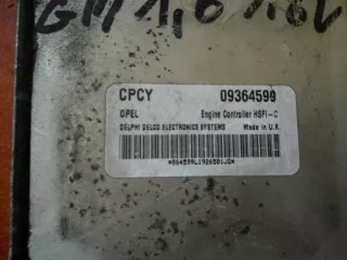 09364599 Блок управления двигателем Opel Vectra B Арт e9645005, вид 2