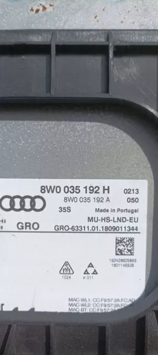 8W0035192H 8W2857290 Блок навигации Audi A4 B9 Арт e9649188, вид 4