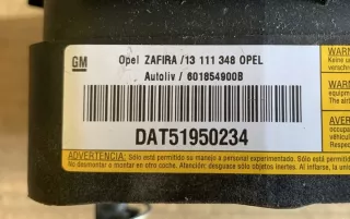 13111348 Подушка безопасности Opel Zafira B Арт e9686473, вид 3