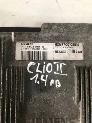 S115303100B Блок управления двигателем Renault Clio 2 Арт e9691463, вид 2