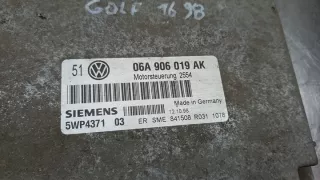 06A906019AK Блок управления двигателем Volkswagen Golf 4 Арт e9694958, вид 4