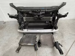  Передняя панель крепления облицовки (телевизор) Audi Q7 4L Арт e9717263, вид 1