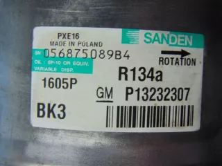 2,0CDTI 13232307 P13232307 Компрессор кондиционера Opel Astra J Арт e9749698, вид 2