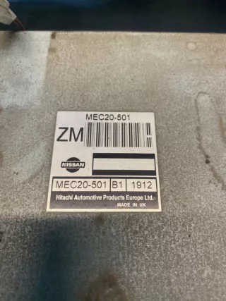 MEC20-501 Блок управления двигателем Nissan Primera 11 Арт e9750494, вид 2
